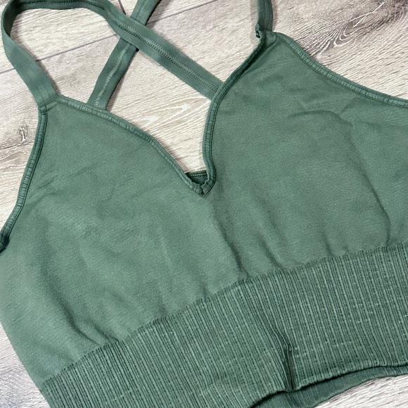 FP Movement Good Karma Crop Top Secret Moss - Picture 5 of 8